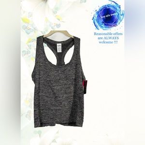 COPY - Ryka seamless work out tank top. Gray. Size Medium
